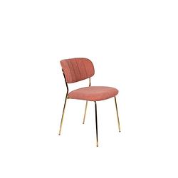 Foto van Anli style chair jolien gold/pink