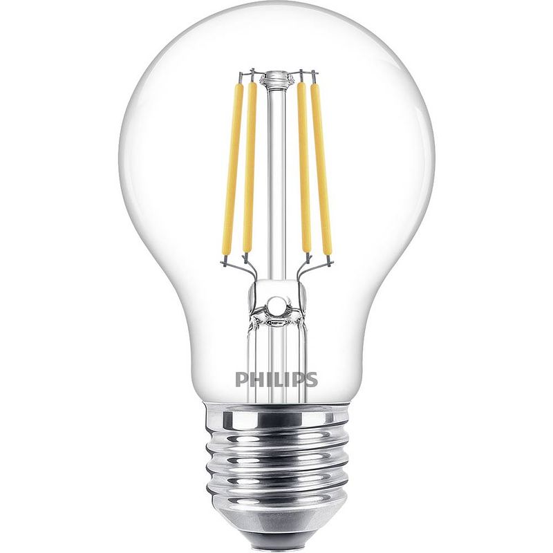 Foto van Philips lighting 77775300 led-lamp energielabel f (a - g) e27 4.3 w = 40 w warmwit (ø x l) 60 mm x 60 mm 3 stuk(s)