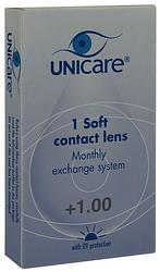 Foto van Unicare zachte maandlens +1.00 1pack