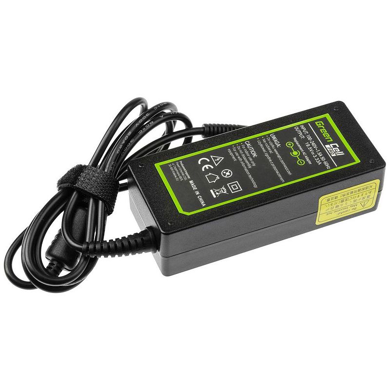 Foto van Green cell gc-ad42p laptop netvoeding 65 w 19.5 v 3.33 a