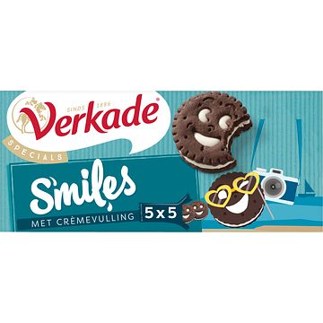 Foto van Verkade smiles 5 x 5 stuks 190g bij jumbo