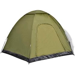 Foto van The living store tent dome 6 persoons - 360 x 316 x 180 cm - legergroen