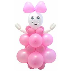 Foto van Doe het zelf ballon set geboorte meisje - ballonnen