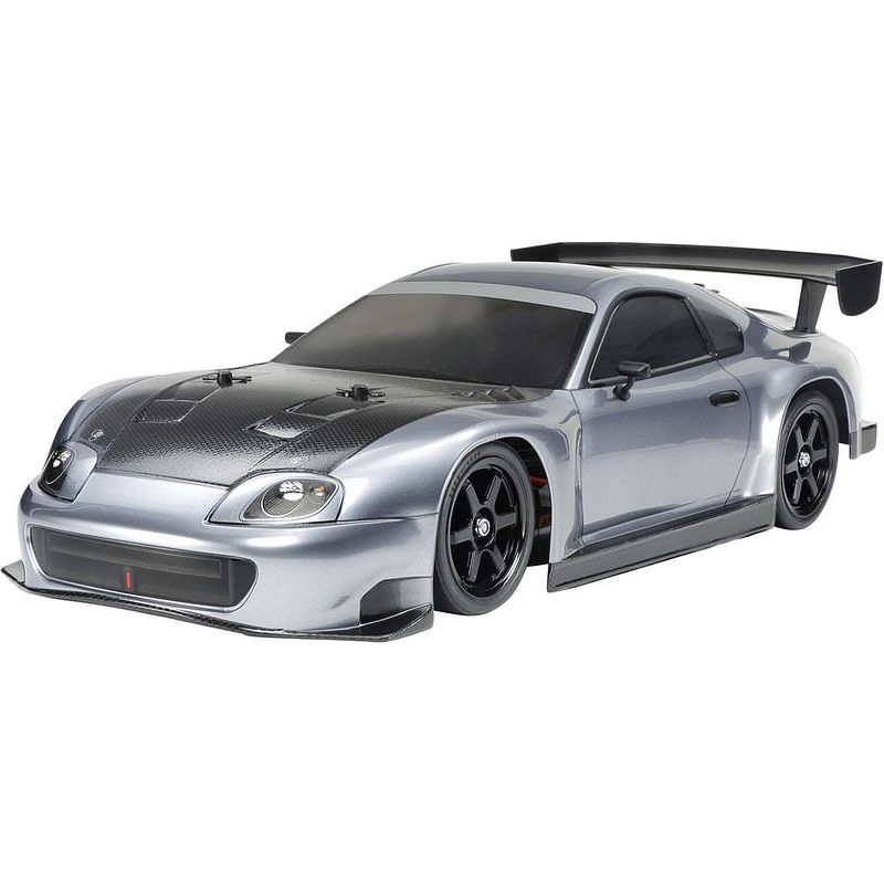 Foto van Tamiya tt-02 toyota supra racing a80 brushed 1:10 rc auto elektro straatmodel 4wd bouwpakket