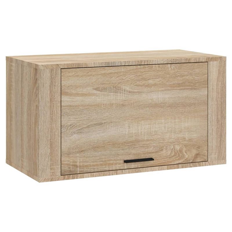 Foto van The living store schoenenkast sonoma eiken - wandgemonteerd - 70x35x38 cm - hout