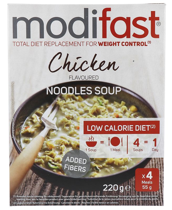 Foto van Modifast weight control soep kip noodle