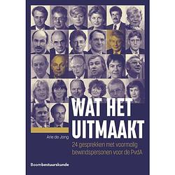 Foto van Wat het uitmaakt