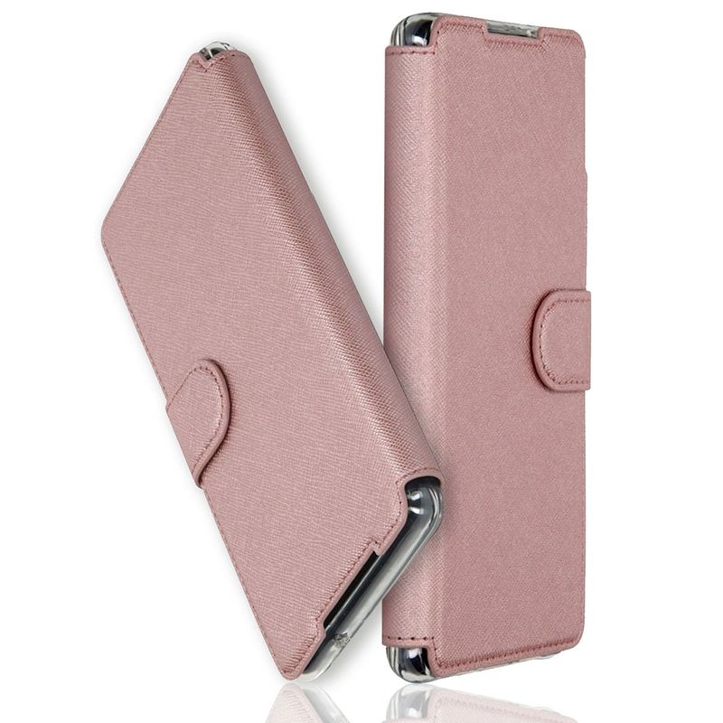 Foto van Accezz xtreme wallet voor samsung galaxy a33 telefoonhoesje roze