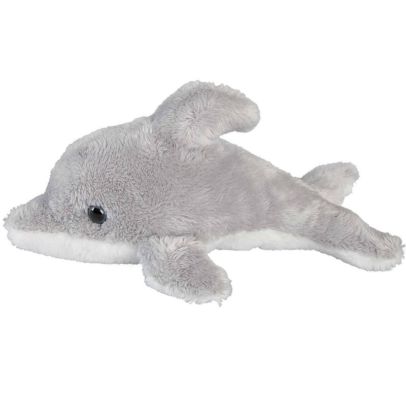 Foto van Pluche knuffel dieren dolfijn van 15 cm - knuffel zeedieren