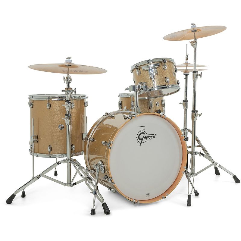 Foto van Gretsch drums ct1-r424-ssp catalina club sahara sparkle 4d. shellset (incl. snaredrum)