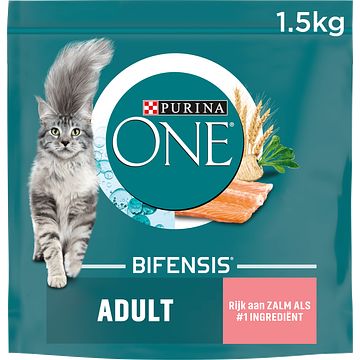 Foto van Purina® one adult rijk aan zalm kattenvoer 1, 5kg bij jumbo