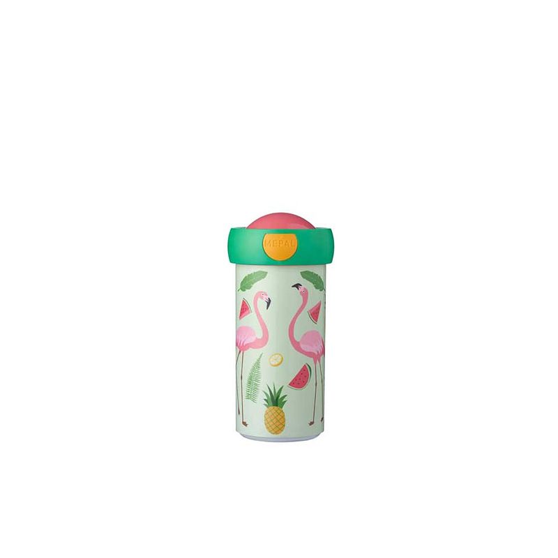 Foto van Mepal campus tropical flamingo schoolbeker - 300 ml