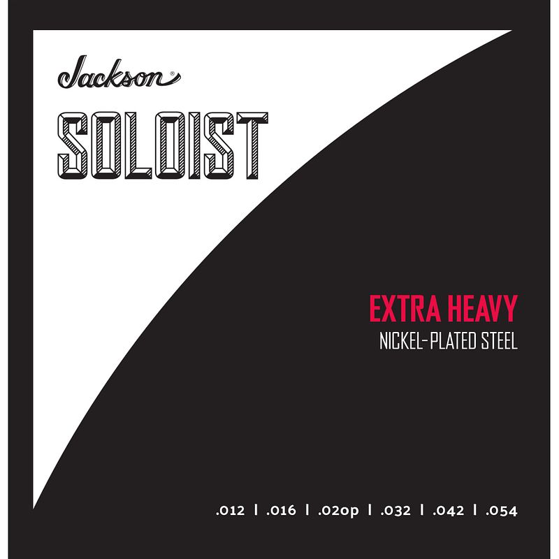 Foto van Jackson soloist strings extra heavy .012-.054 snarenset voor elektrische gitaar