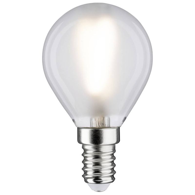 Foto van Paulmann 28629 led-lamp energielabel g (a - g) e14 3 w warmwit (ø x h) 45 mm x 78 mm 1 stuk(s)