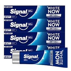 Foto van Signal white now original tandpasta - 4 x 75 ml - voordeelverpakking