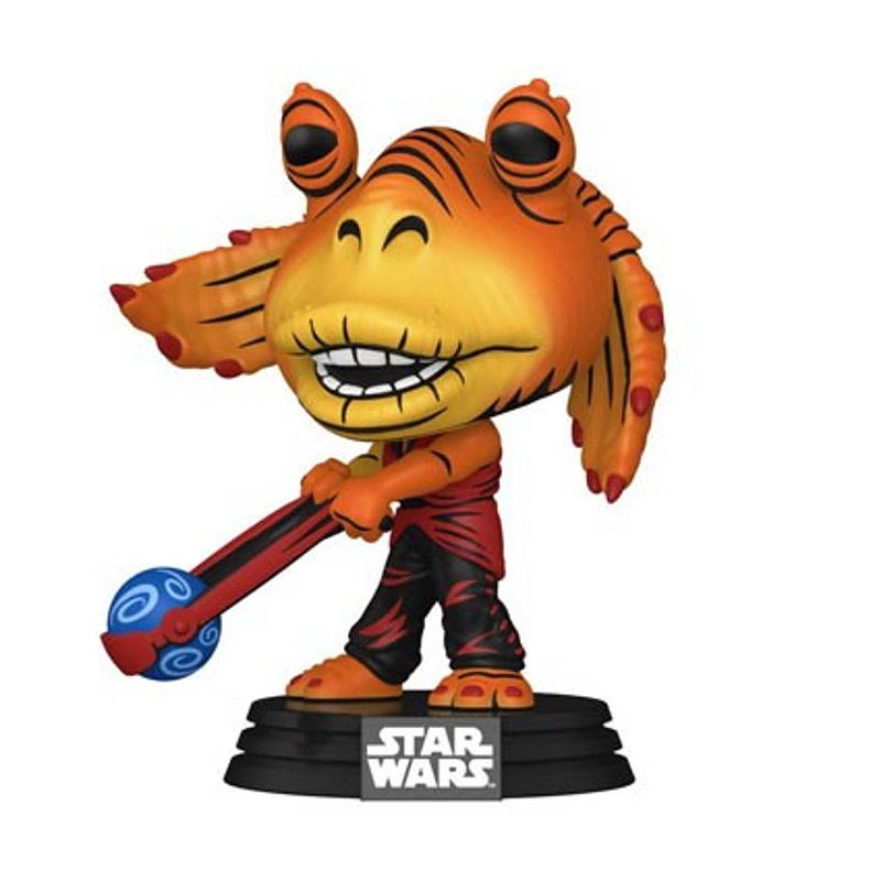 Foto van Funko pop! figuur star wars the phantom menace jar jar binks