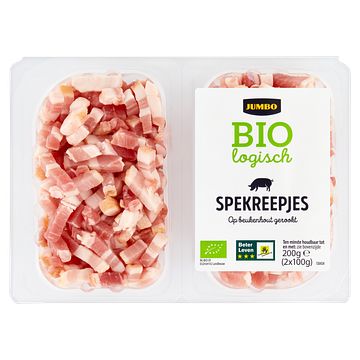 Foto van Jumbo biologisch spekreepjes 2 x 100g