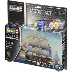 Foto van Revell modelbouwset hms victory 224 mm schaal 1:450