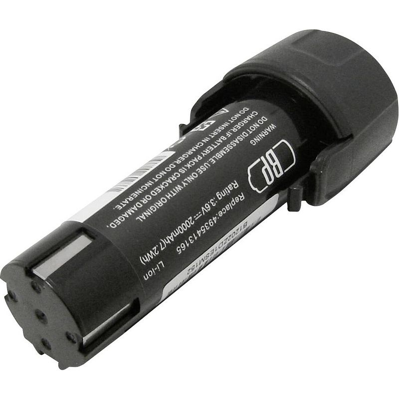 Foto van Beltrona aeg90602092 gereedschapsaccu vervangt originele accu aeg 4935413165 3.6 v 2000 mah li-ion