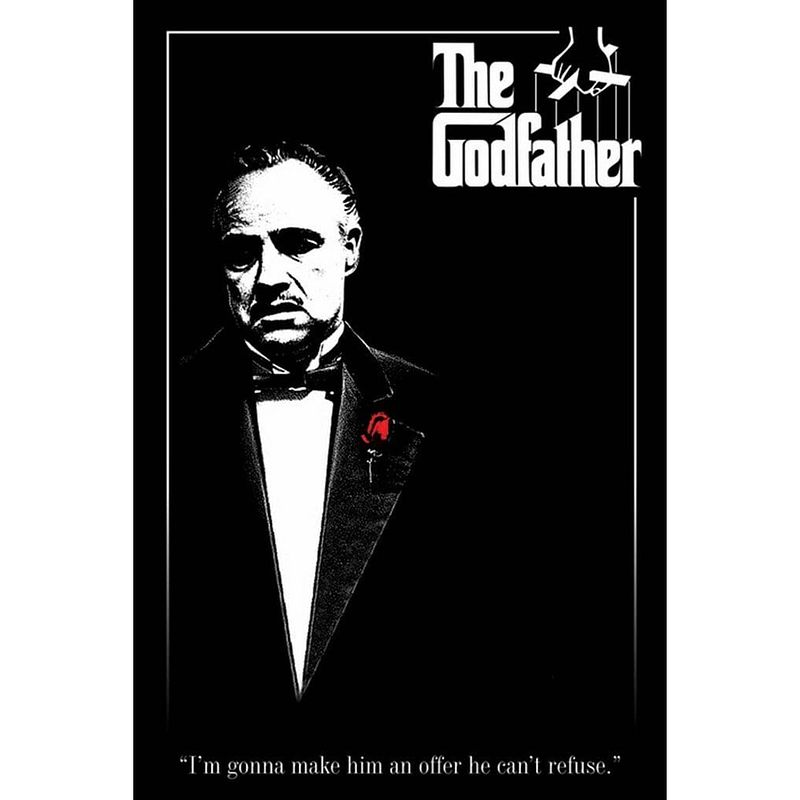 Foto van Pyramid the godfather red rose poster 61x91,5cm