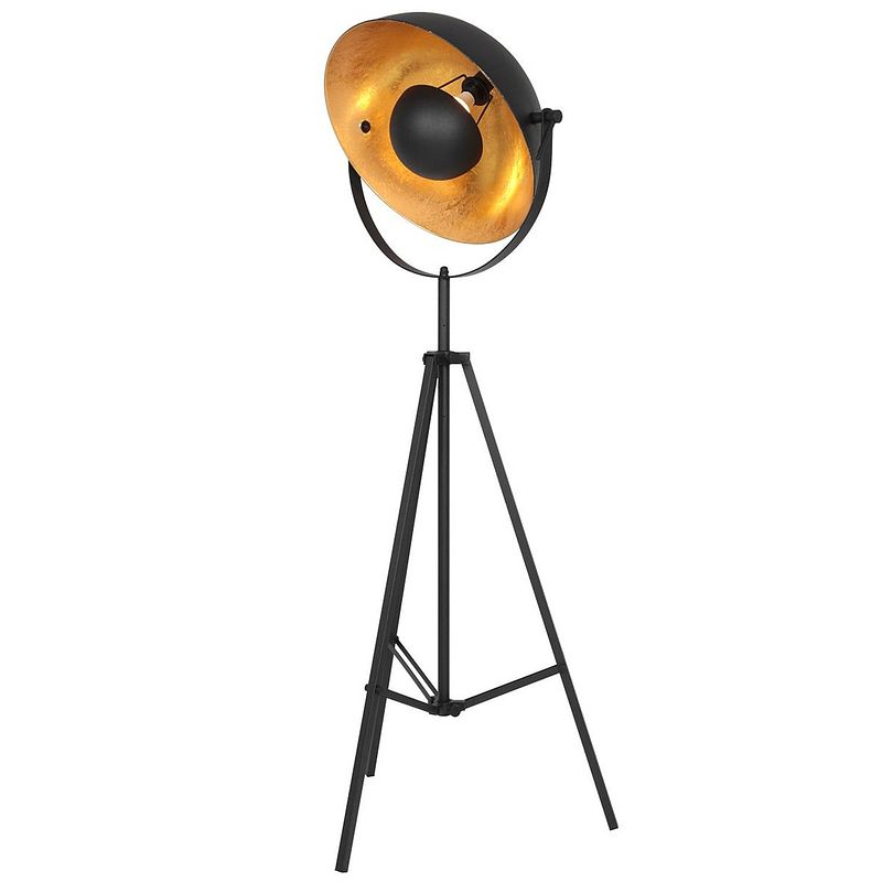 Foto van Steinhauer vloerlamp sunflower h 163 cm zwart