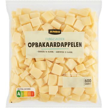 Foto van Jumbo opbakaardappelen fijn gesneden 600g