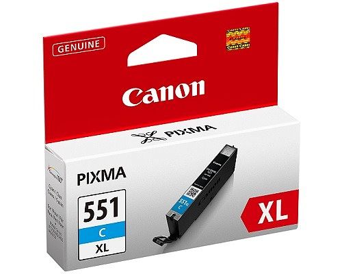 Foto van Canon cli-551xl cartridge cyaan