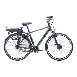 Foto van Amigo elektrische stadsfiets e-vibe s2+ 28 inch 50 cm heren 7v v-brakes donkergroen