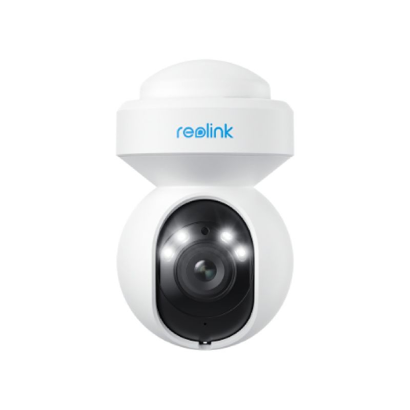 Foto van Reolink e-serie e560 4k uhd ptz wi-fi 6 camera met spotlight, 3x optische zoom, automatisch volgen ip-camera wit