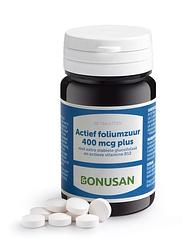 Foto van Bonusan actief foliumzuur 400mcg plus tabletten