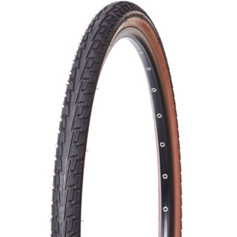 Foto van Continental buitenband city ride 28"" (37-622) reflex zwart/bruin