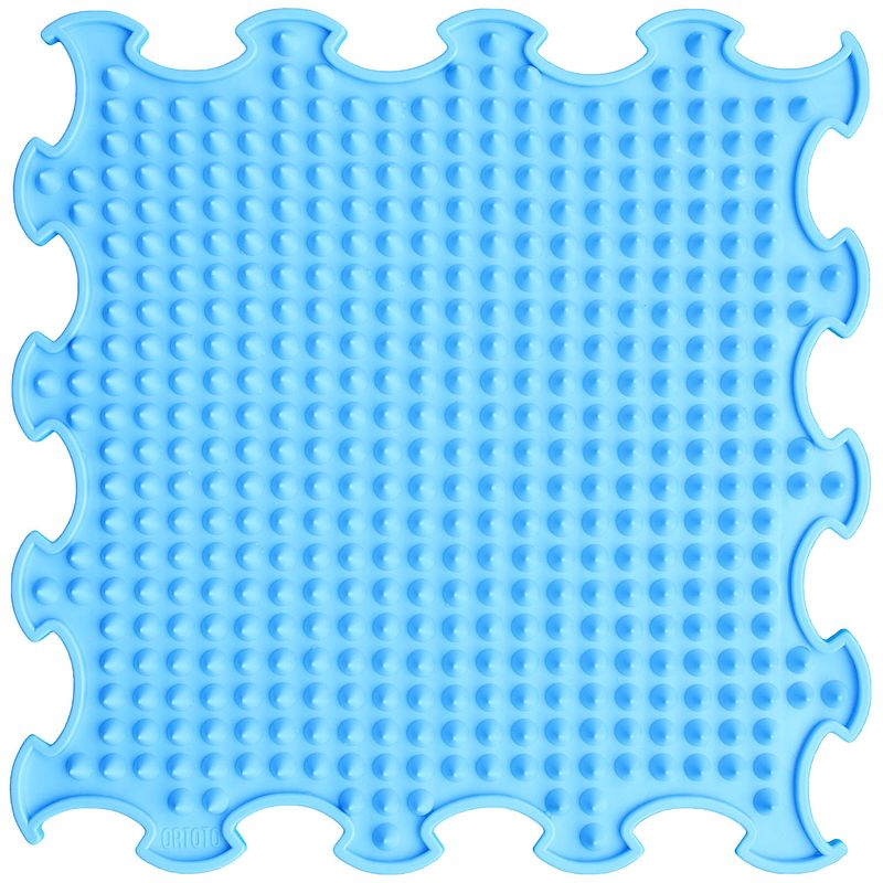 Foto van Ortoto sensory massage puzzle mat spikes azuurblauw