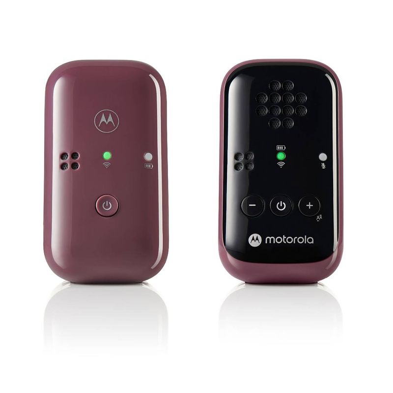 Foto van Motorola audio babyfoon pip12 travel - baby monitor dect technologie - 10 uur batterijduur - 450m bereik - paars