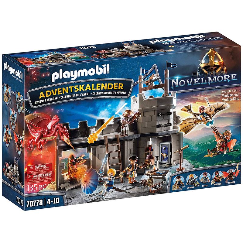 Foto van Playmobil adventskalender novelmore dario's werkplaats (70778)