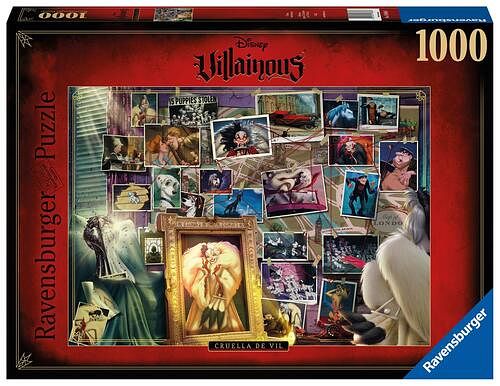 Foto van Villainous - cruella de vil (1000 stukjes) - puzzel;puzzel (4005556168866)