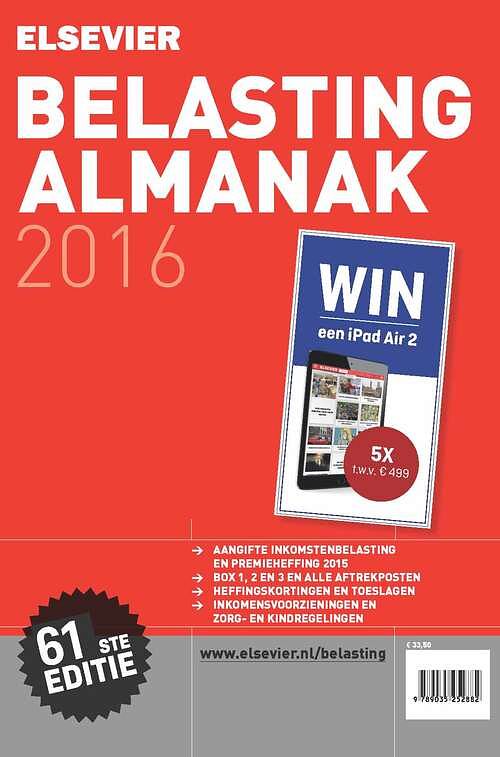 Foto van Elsevier belasting almanak - ebook (9789035252899)