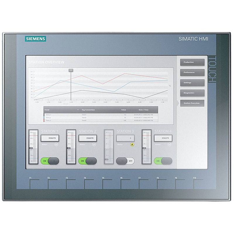 Foto van Siemens 6av2123-2ma03-0ax0 plc-displayuitbreiding 24 v/dc