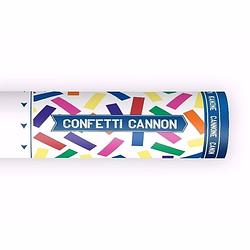 Foto van 10x confetti kanon mix kleuren pakket 20 cm - confetti