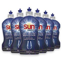 Foto van Sun - glansspoelmiddel voor vaatwasser - optimum - dry & shine booster - 6 x 450 ml - voordeelverpakking
