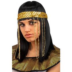 Foto van Carnival toys pruik egypte dames synthetisch zwart one-size