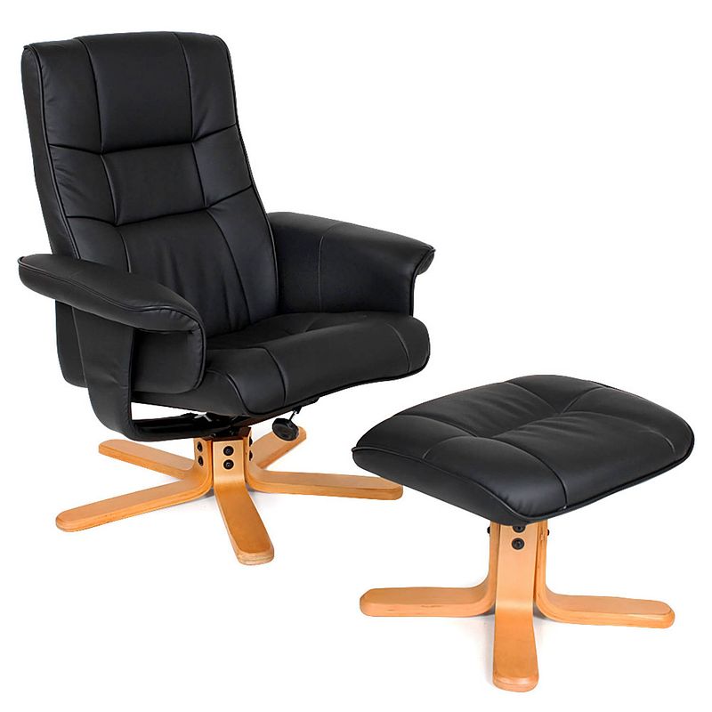 Foto van Tectake tv fauteuil - relaxstoel met kruk