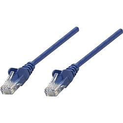 Foto van Intellinet 325936 rj45 netwerkkabel, patchkabel cat 5e u/utp 10.00 m blauw 1 stuk(s)