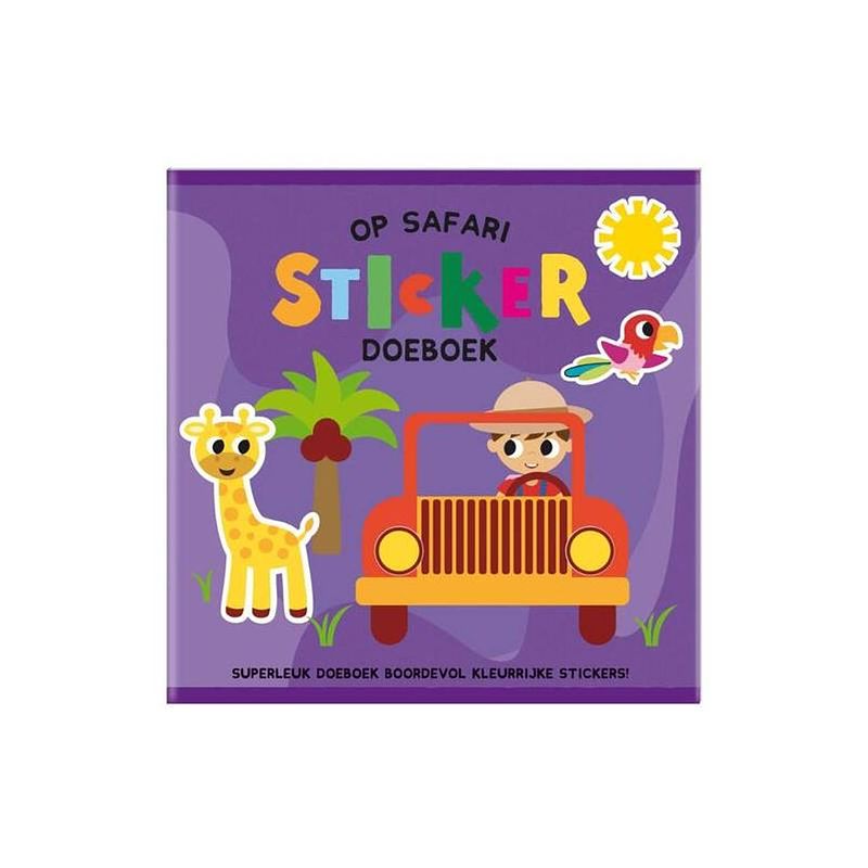 Foto van Op safari sticker doeboek