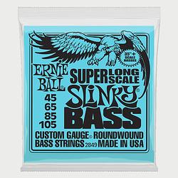 Foto van Ernie ball 2849 super long scale slinky bass 4 snaren