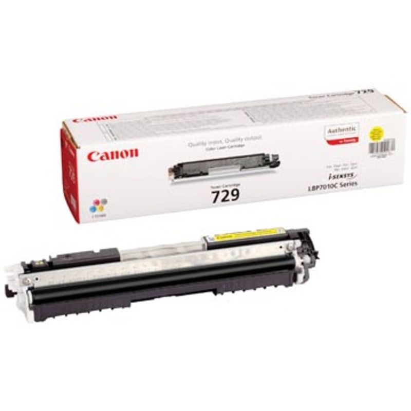 Foto van Canon toner geel 729y - 1000 pagina's - 4367b002