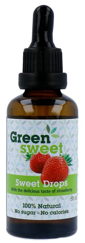 Foto van Greensweet stevia sweet drops aardbei