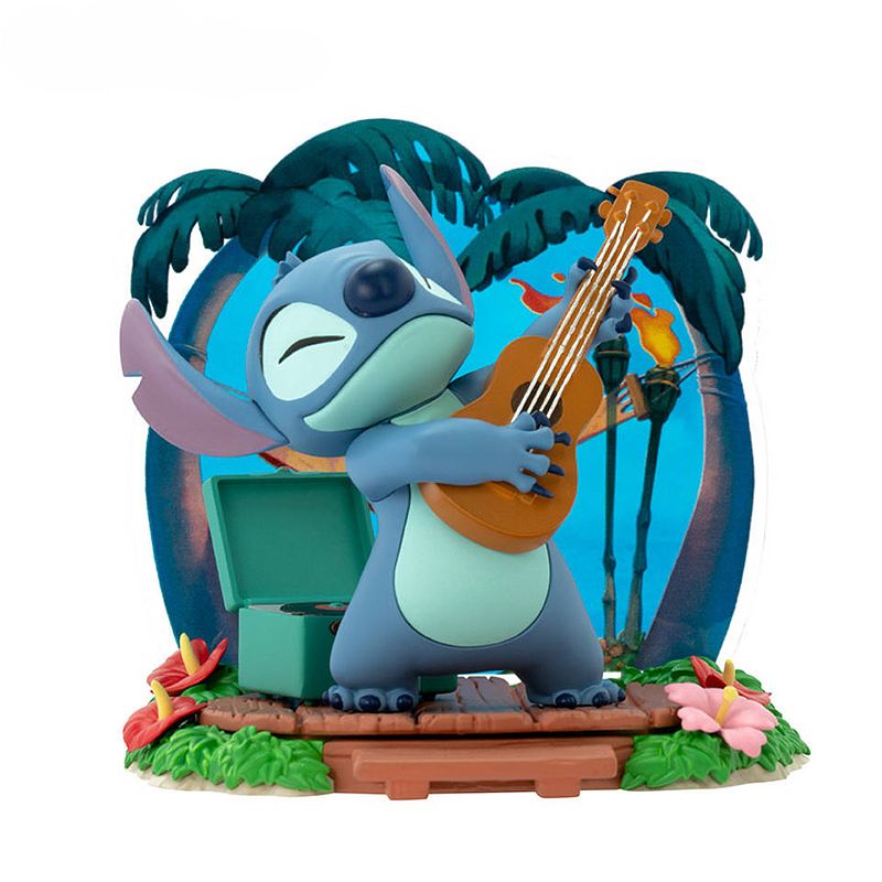 Foto van Stitch met gitaar figuur