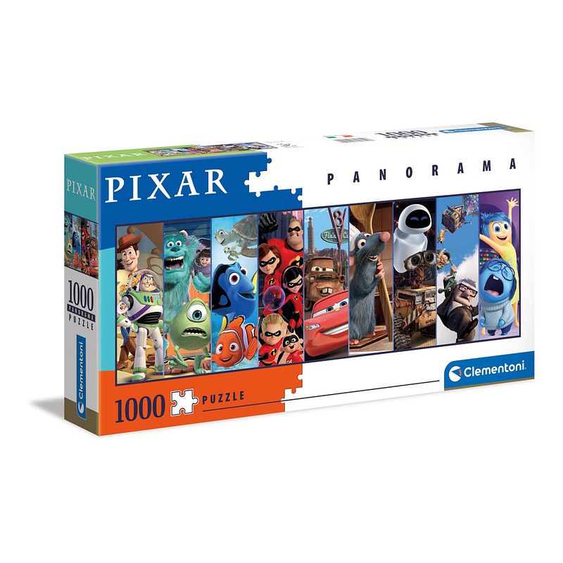 Foto van Disney puzzel pixar panorama karton 1000-delig