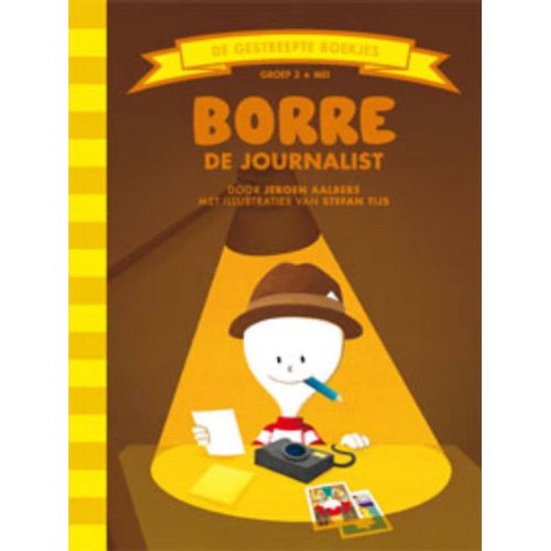 Foto van Borre de journalist - de gestreepte boekjes