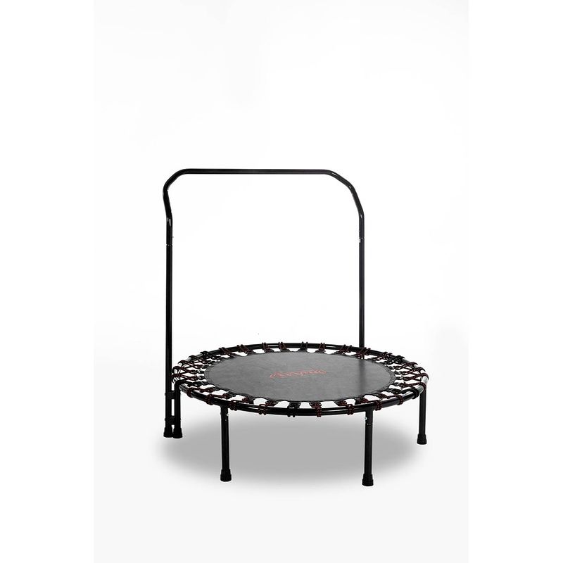 Foto van Avyna pro-line fitness trampoline met beugel / hendel - zwart